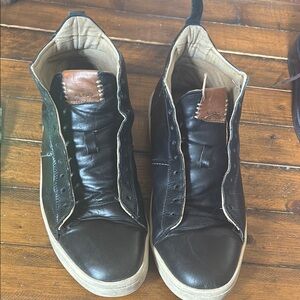 Aldo Black Leather Men's Shoes